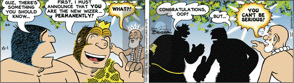 Alley Oop on Wednesday June 1, 2016 Comic Strip