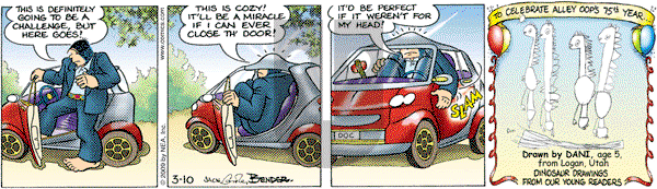 Alley Oop on Tuesday March 10, 2009 Comic Strip