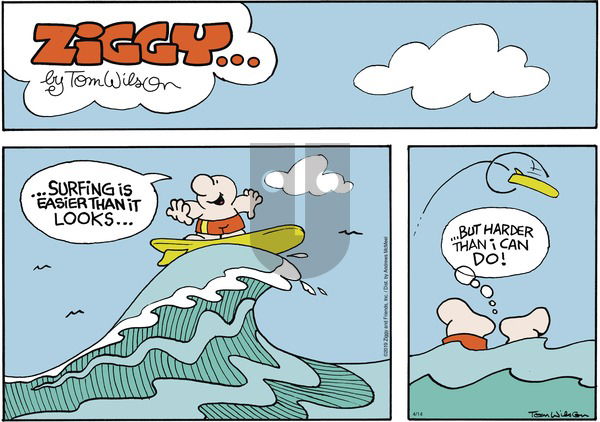 Ziggy on Sunday April 14, 2019 Comic Strip