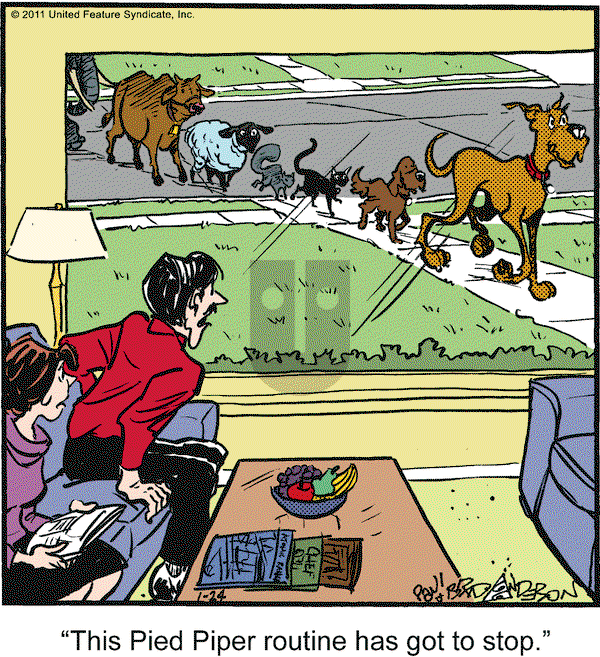 Marmaduke on Monday January 24, 2011 Comic Strip