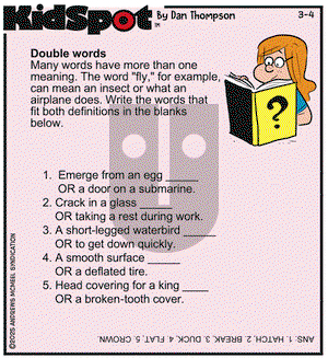 KidSpot on Tuesday March 4, 2025 Comic Strip