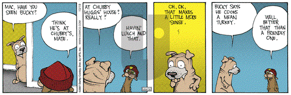 Get Fuzzy on Friday October 19, 2007 Comic Strip