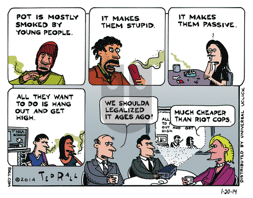 Ted Rall on Monday January 20, 2014 Comic Strip