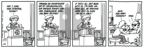 Doonesbury - Wednesday January 18, 1978 Comic Strip