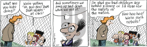 Cul de Sac on Friday March 27, 2015 Comic Strip