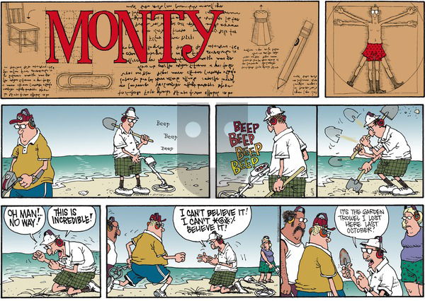 Monty on Sunday May 3, 2015 Comic Strip