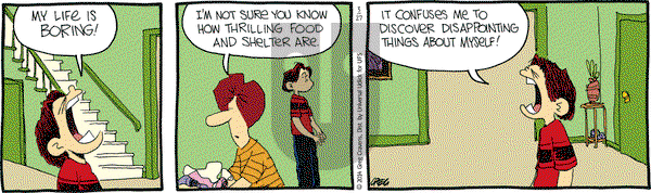 The Buckets on Thursday March 27, 2014 Comic Strip