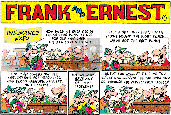Frank and Ernest on Sunday January 15, 2006 Comic Strip