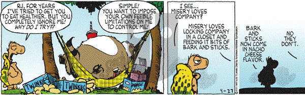Over the Hedge on Tuesday April 27, 2021 Comic Strip