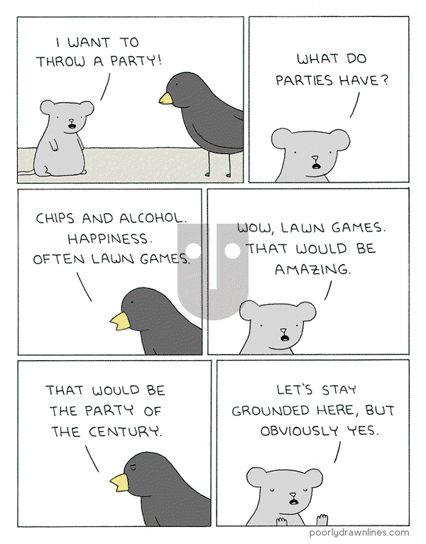 Poorly Drawn Lines on Wednesday February 7, 2018 Comic Strip