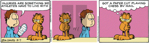 Garfield on Saturday May 7, 2005 Comic Strip