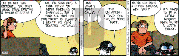 Get Fuzzy on Friday August 12, 2016 Comic Strip