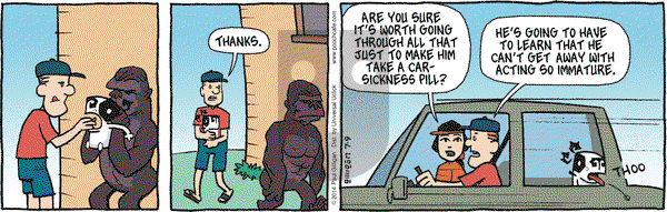 Pooch Cafe on Wednesday July 9, 2014 Comic Strip