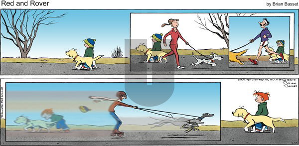 Red and Rover on Sunday February 15, 2015 Comic Strip