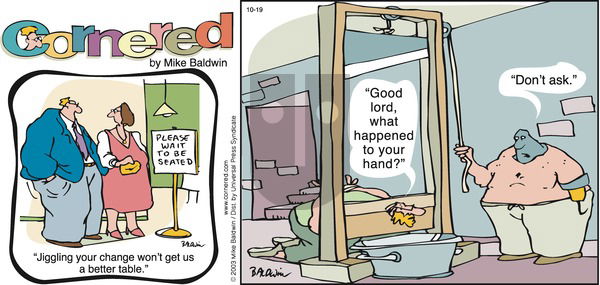 Cornered on Sunday October 19, 2003 Comic Strip