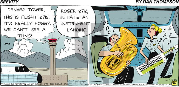 Brevity on Sunday May 21, 2017 Comic Strip