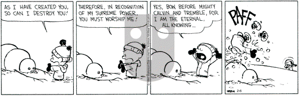 Calvin and Hobbes - Thursday February 6, 2025 Comic Strip