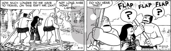Alley Oop on Wednesday March 10, 1976 Comic Strip