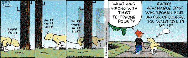 Red and Rover on Tuesday April 14, 2015 Comic Strip