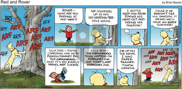 Red and Rover on Sunday January 31, 2021 Comic Strip