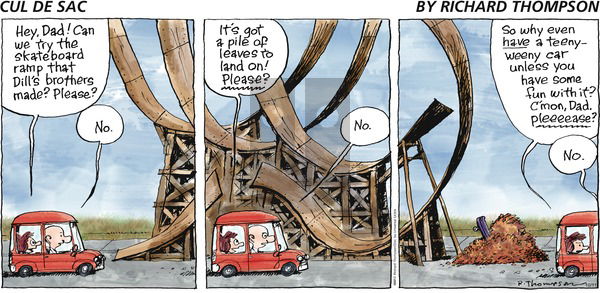 Cul de Sac on Sunday October 11, 2015 Comic Strip