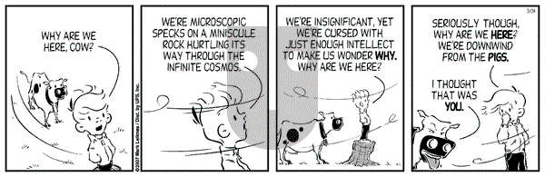 Cow and Boy Classics on Monday October 29, 2007 Comic Strip