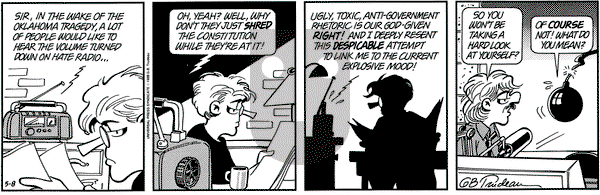 Doonesbury on Monday May 8, 1995 Comic Strip