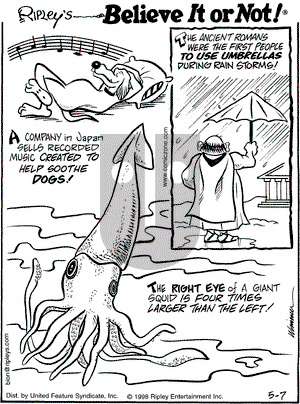 Ripley's Believe It or Not on Thursday May 7, 1998 Comic Strip