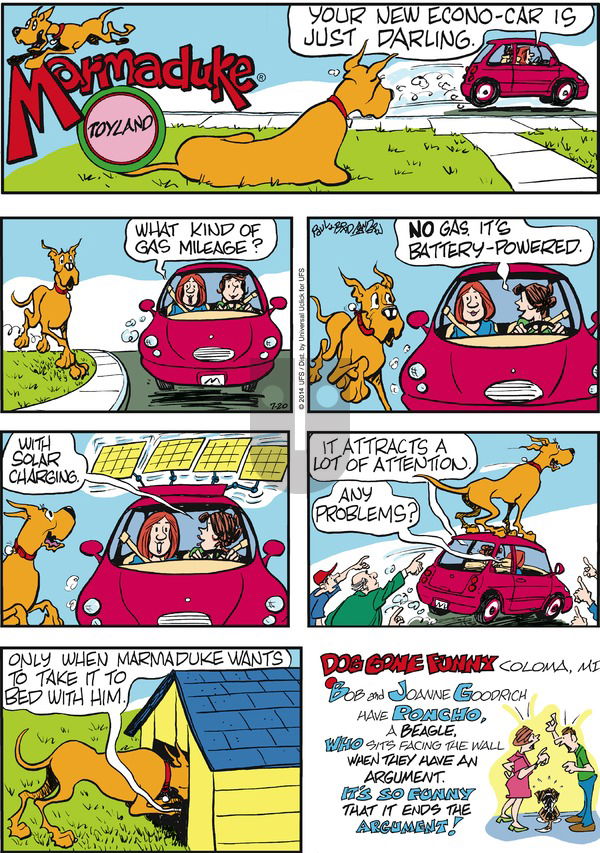 Marmaduke on Sunday July 20, 2014 Comic Strip