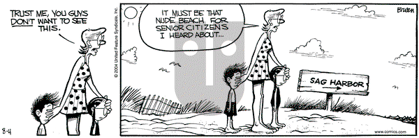 Grand Avenue on Wednesday August 4, 2004 Comic Strip