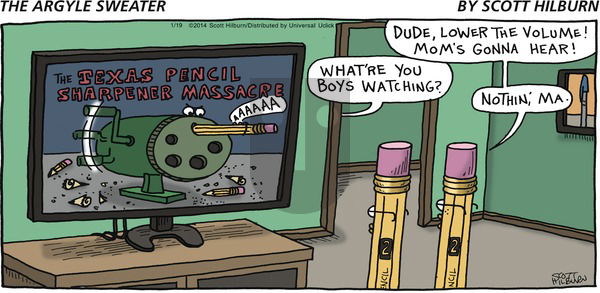 The Argyle Sweater on Sunday January 19, 2014 Comic Strip