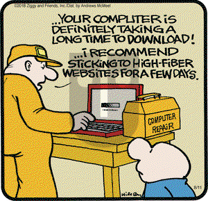 Ziggy on Saturday August 11, 2018 Comic Strip