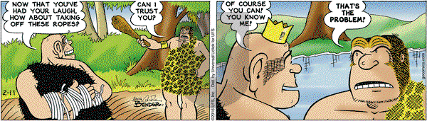 Alley Oop on Thursday February 11, 2016 Comic Strip