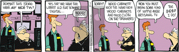 The Buckets on Saturday March 22, 2014 Comic Strip