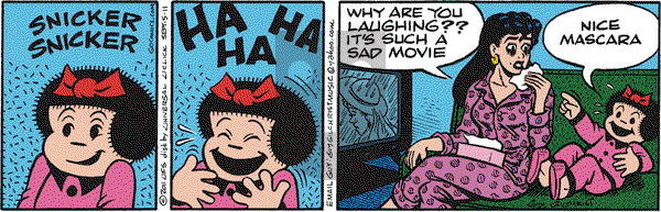 Nancy on Monday September 5, 2011 Comic Strip