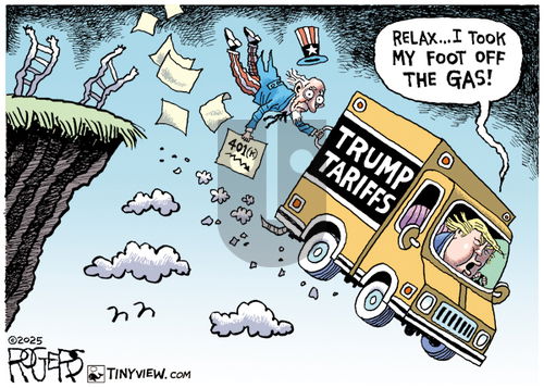 Rob Rogers on Monday April 14, 2025 Comic Strip