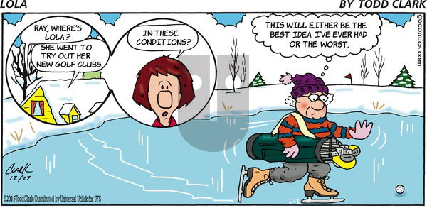 Lola on Sunday December 27, 2015 Comic Strip
