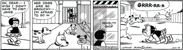Nancy on Saturday May 28, 1949 Comic Strip