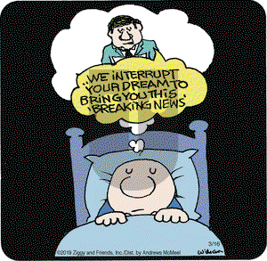 Ziggy on Saturday March 16, 2019 Comic Strip