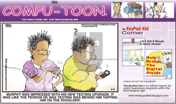 Compu-toon on Sunday August 19, 2012 Comic Strip