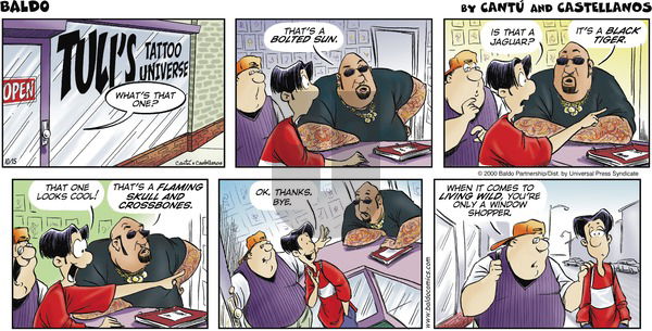 Baldo on Sunday October 15, 2000 Comic Strip