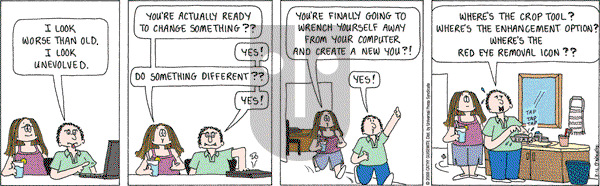 Cathy Classics - Wednesday August 12, 2009 Comic Strip