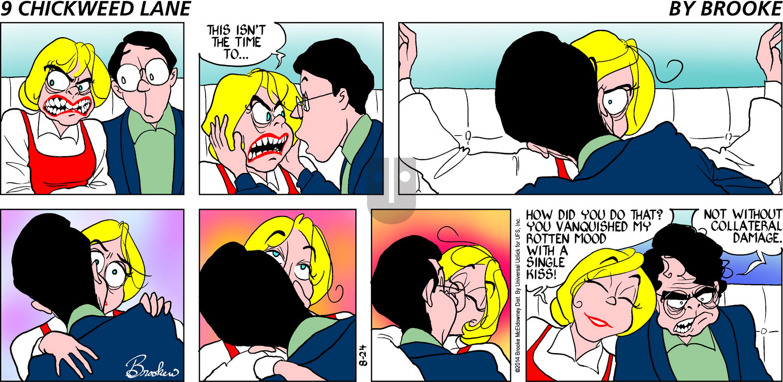 9 Chickweed Lane on Sunday August 24, 2014 Comic Strip