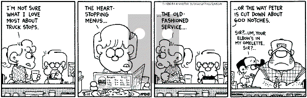 FoxTrot on Wednesday February 12, 1997 Comic Strip