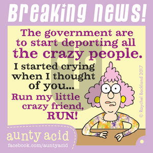 Aunty Acid on Friday February 24, 2017 Comic Strip