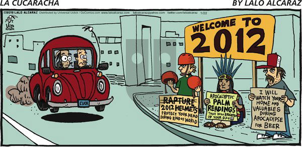 La Cucaracha on Sunday January 22, 2012 Comic Strip