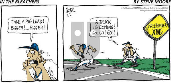 In the Bleachers on Sunday June 7, 2015 Comic Strip