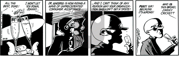 Doonesbury on Saturday October 31, 1987 Comic Strip
