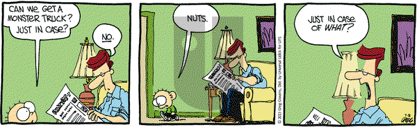 The Buckets on Monday July 8, 2013 Comic Strip