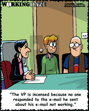 Working Daze on Thursday May 9, 2002 Comic Strip